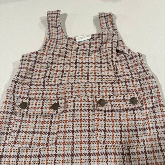 Rachel Zoe Toddler Girl 5T Plaid Fall Dress - Picture 2 of 4